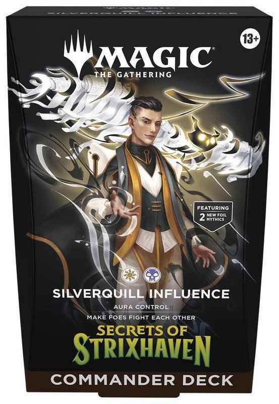 Magic The Gathering: Secrets of Strixhaven Commander Deck (Silverquill Influence) - CardVault Store