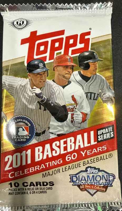2011 Topps Update Series Baseball Hobby Pack - CardVault Store