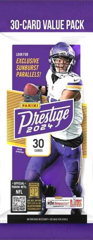 2024 Panini Prestige Football Jumbo Value Pack - CardVault Store