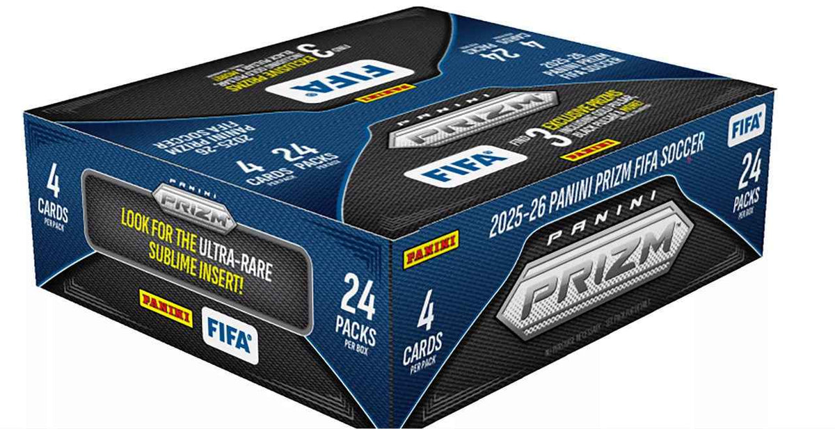 2025/26 Panini Prizm FIFA Soccer Retail Box (SALE) - CardVault Store