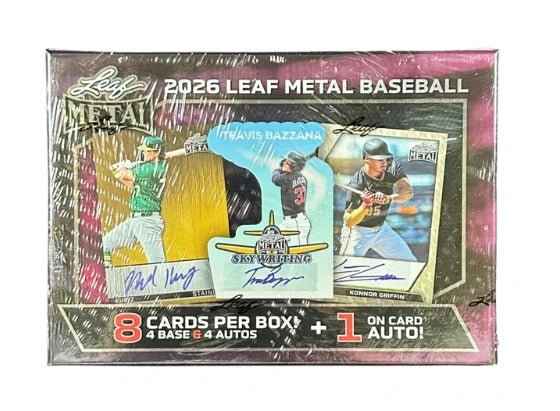 2026 Leaf Metal Baseball Hobby Box - CardVault Store
