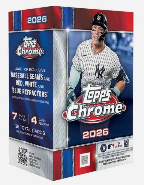 2026 Topps Chrome Baseball Blaster Box - CardVault Store
