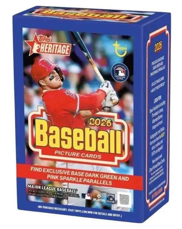 2026 Topps Heritage Baseball Blaster Box - CardVault Store