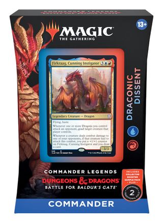 Magic the Gathering: Commander Legends - Battle for Baldur's Gate Draconic Dissent Commander Deck